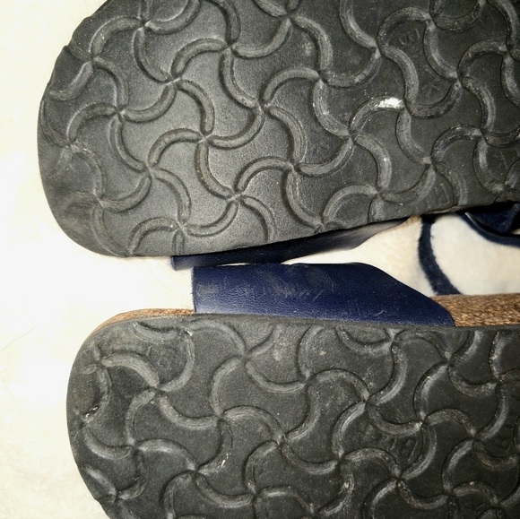 Birkenstock Rio Blue Leather Strappy Sandals Women’s Size 3 Youth (34) - Picture 5 of 11